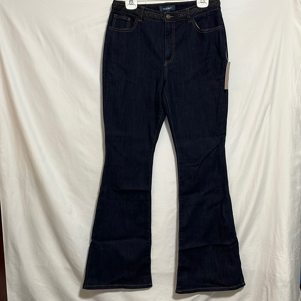 ModCloth Braided in Heritage Flared Jeans